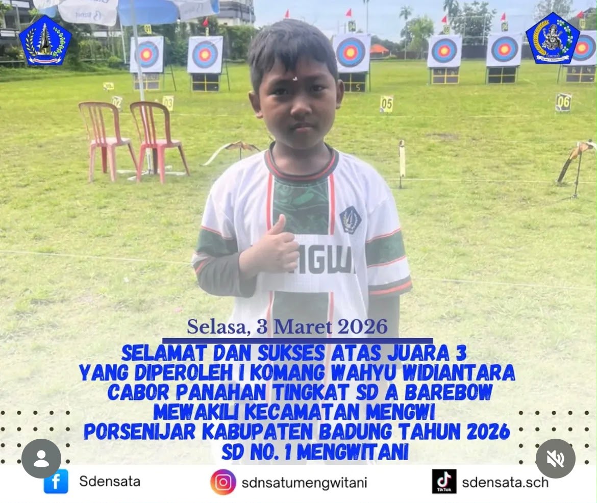 JUARA 3 CABOR PANAHAN TINGKAT SD MEWAKILI KECAMATAN MENGWI